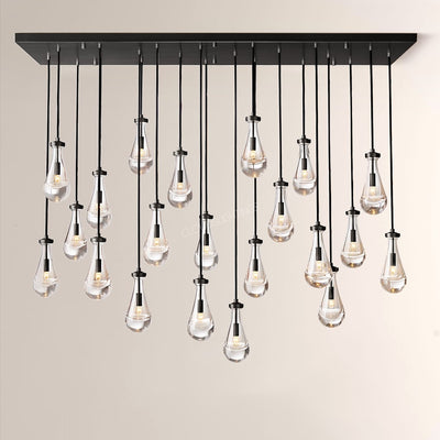 Raindrop Rectangle Chandelier