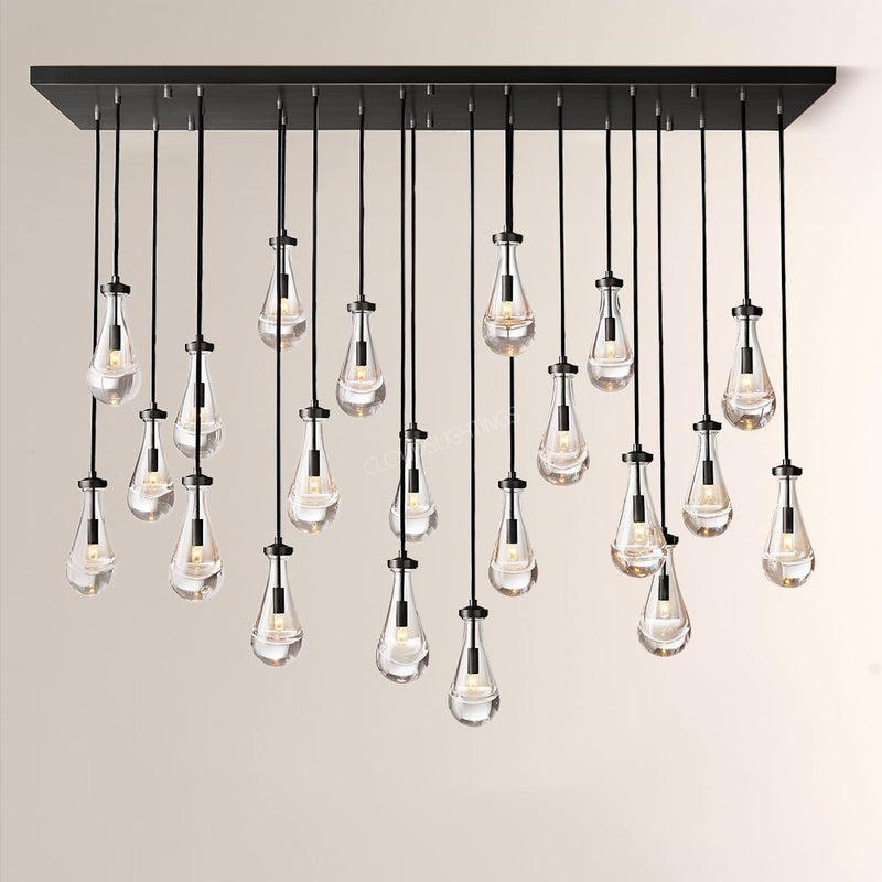 Raindrop Rectangle Chandelier