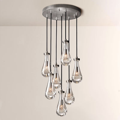 Raindrop Round Chandelier