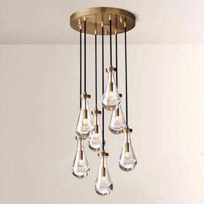 Raindrop Round Chandelier