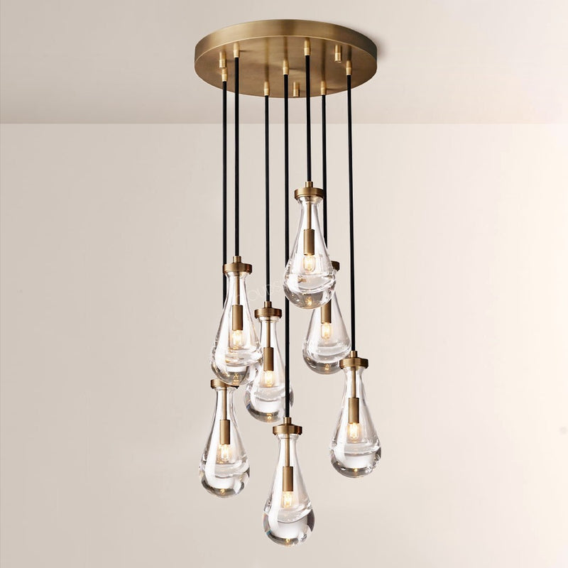 Raindrop Round Chandelier