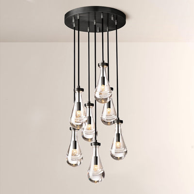 Raindrop Round Chandelier