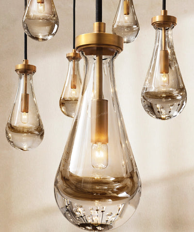 Raindrop Round Chandelier