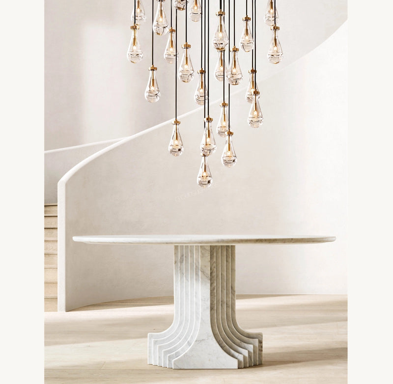 Raindrop Round Chandelier