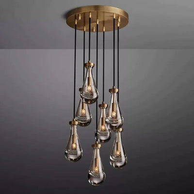 Raindrop Round Chandelier