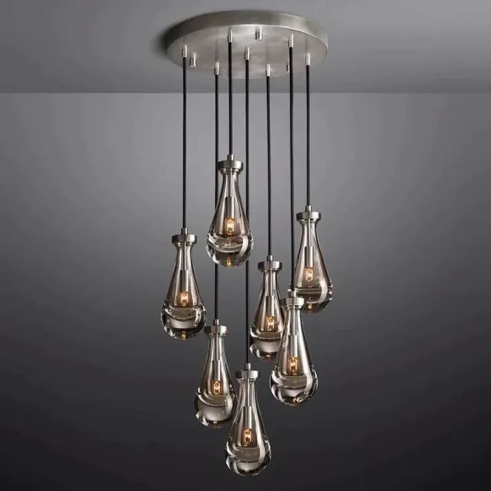 Raindrop Round Chandelier