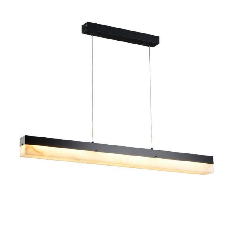 Alabaster Rectus  Linear Tube Pendant Light