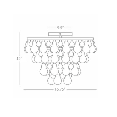 Robert Glass  Flush Mount