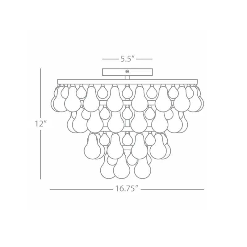 Robert Glass  Flush Mount