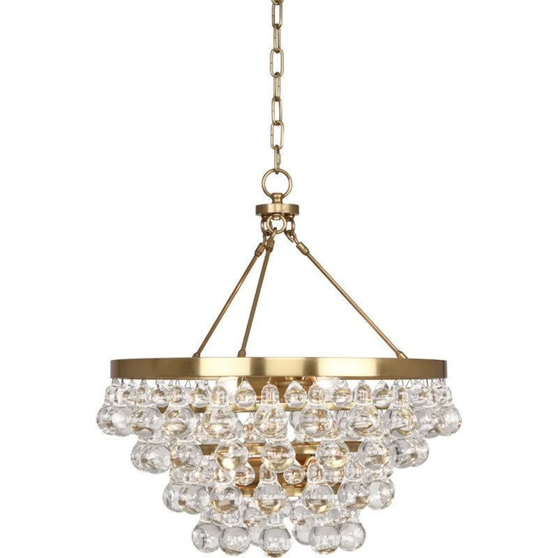 Robert Glass Round  Chandelier 20"