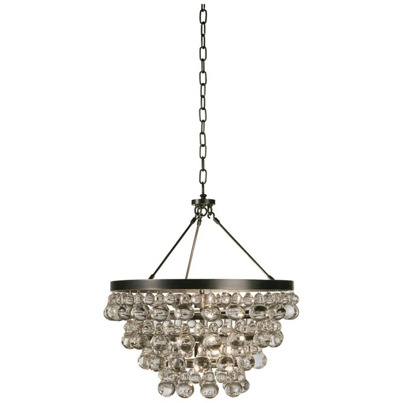 Robert Glass Round  Chandelier 20"