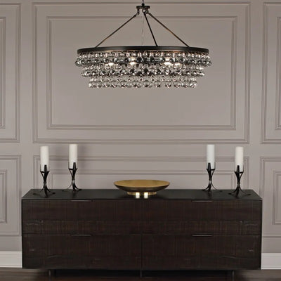 Robert Glass Round  Chandelier