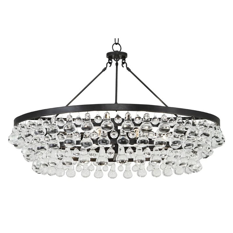 Robert Glass Round  Chandelier