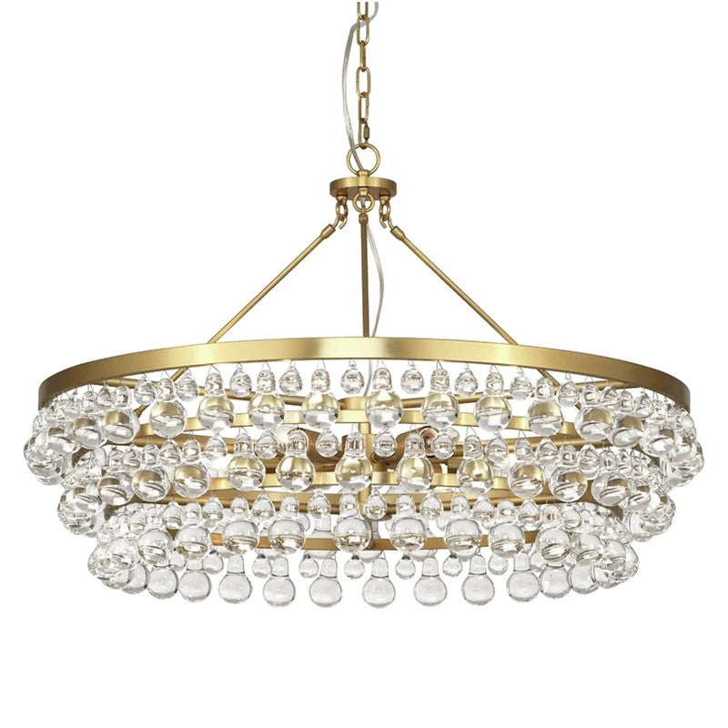 Robert Glass Round  Chandelier