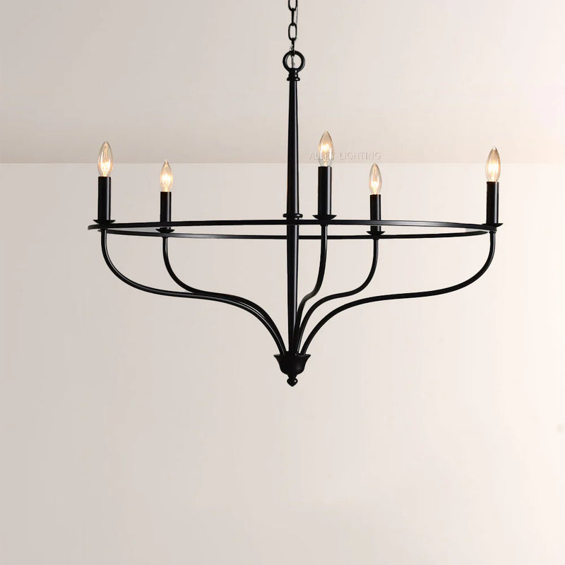 Rosalyn Rattan-Accent Chandelier