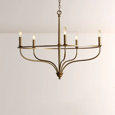 Rosalyn Rattan-Accent Chandelier