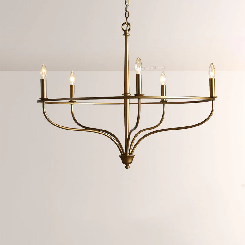 Rosalyn Rattan-Accent Chandelier