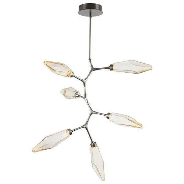 Rosy Crystal Modern LED Chandelier