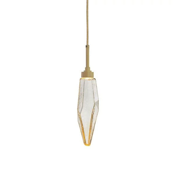 Rosy Crystal Pendant Light