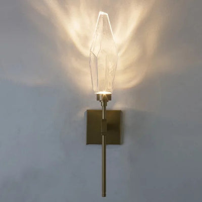 Rosy Crystal Wall Sconce