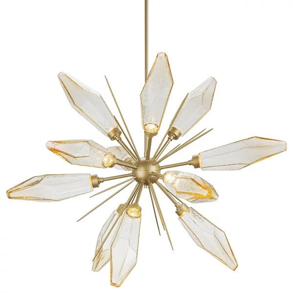 Rosy Crystal Pendant Chandelier