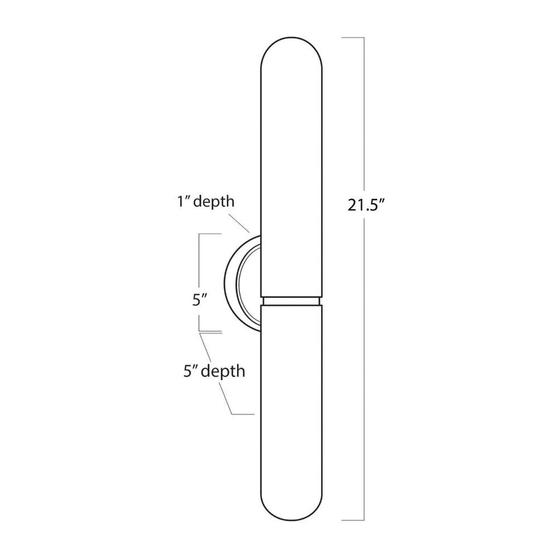 Alabaster  Salon Long Wall Sconce