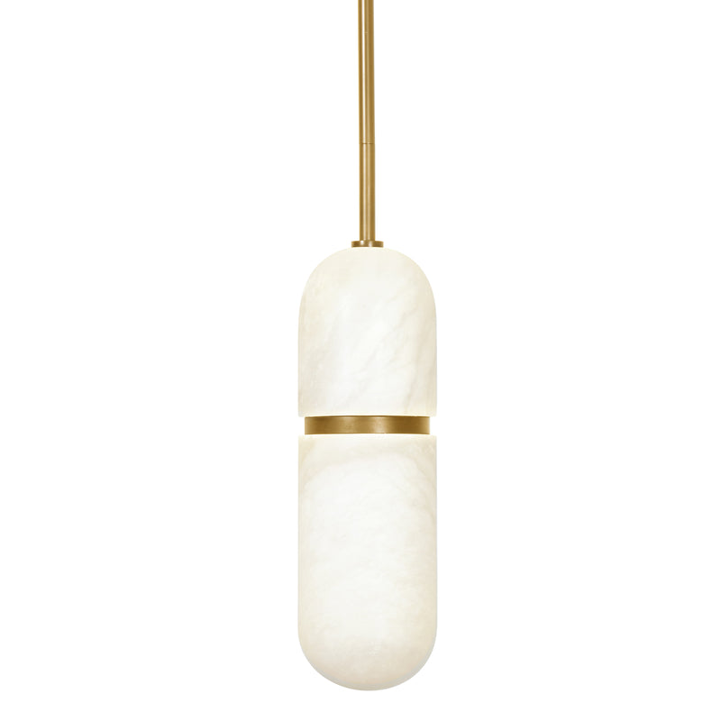 Alabaster Salon Pendant Light (Rod)