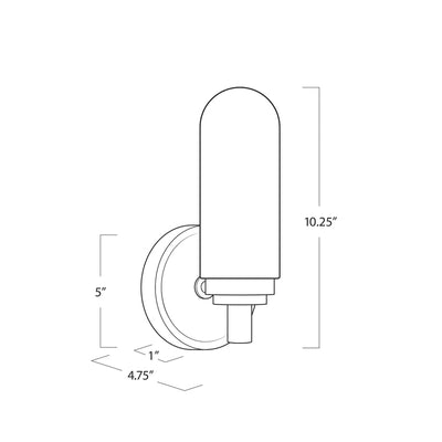 Alabaster Salon Single Wall Sconce