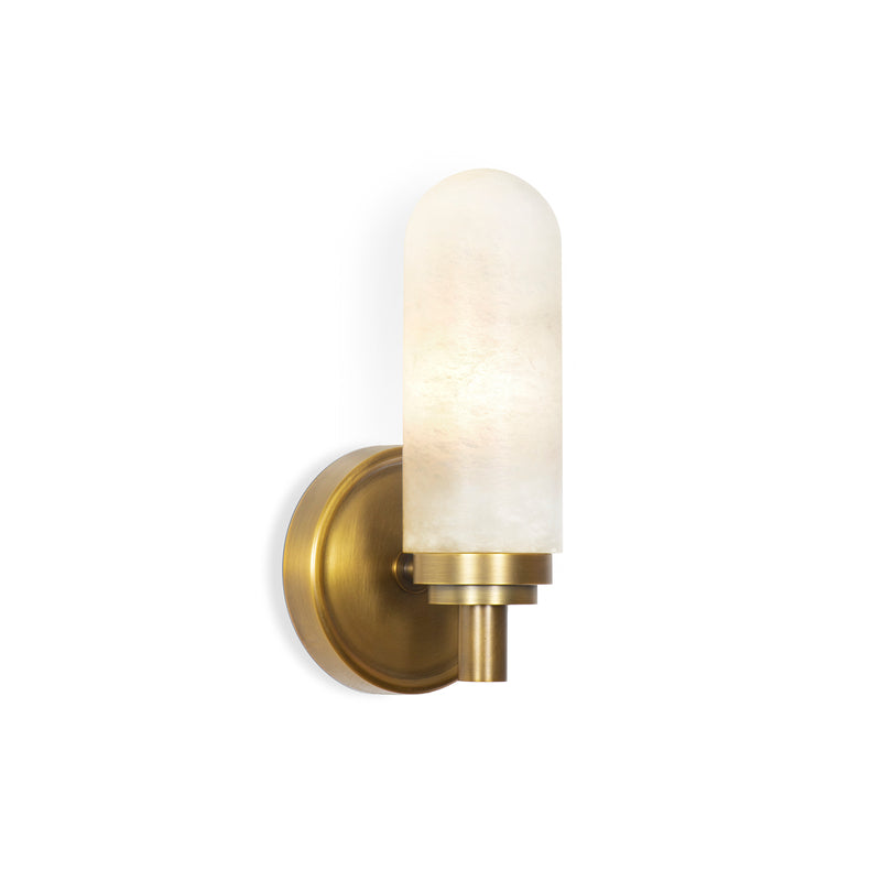 Alabaster Salon Single Wall Sconce