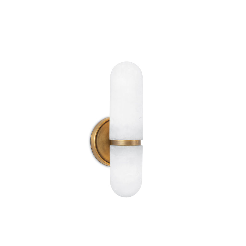 Alabaster  Salon Short Wall Sconce