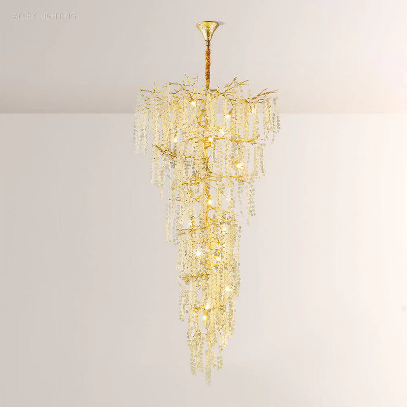 Shiro Noda Crystal Tree Branch Chandelier 95