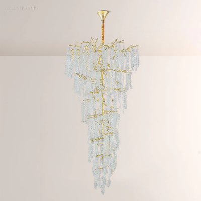 Shiro Noda Crystal Tree Branch Chandelier 95