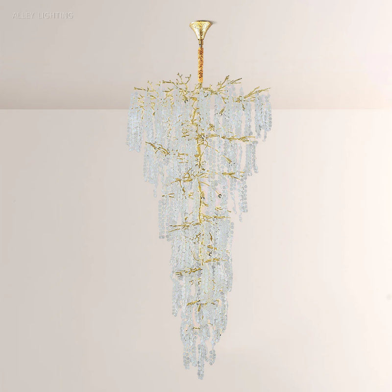 Shiro Noda Crystal Tree Branch Chandelier 95