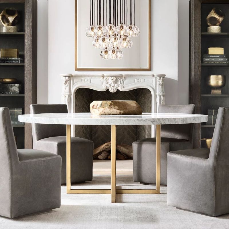 Kristina Series Glass Chandelier 19" Cluster