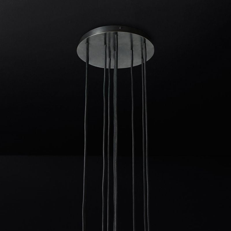 Kristina Series Glass Chandelier 14" Cluster