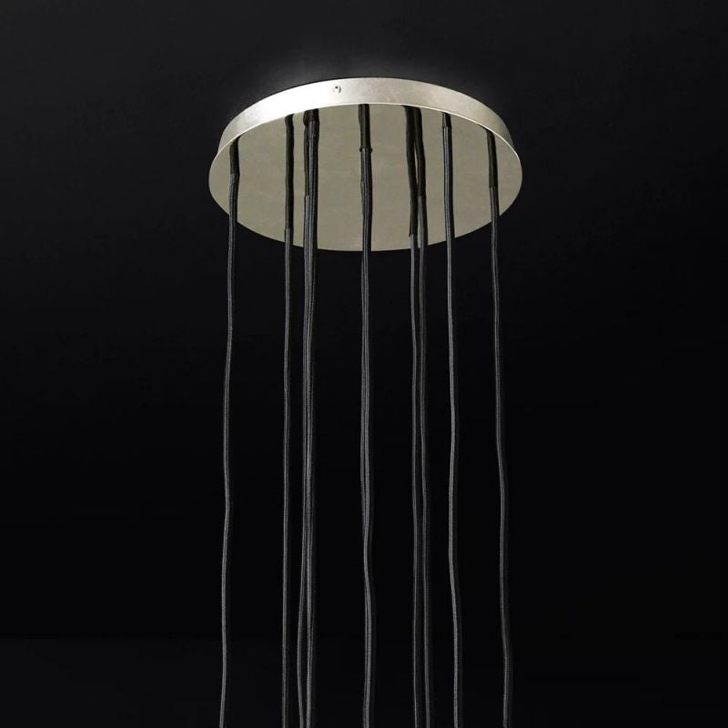Kristina Series Glass Chandelier 14" Cluster