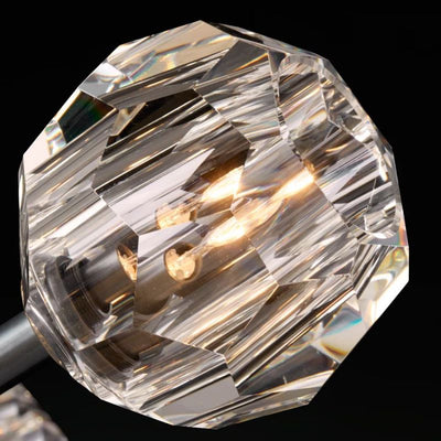 Kristina Series Glass Chandelier 24"Cluster