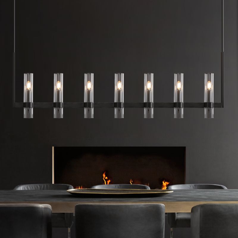 Simplicity Series Blown Glass Chandelier