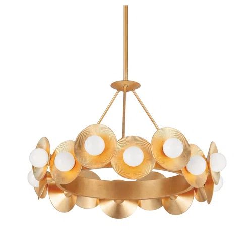 Sun Flower 16 Lights Pendant Chandelier