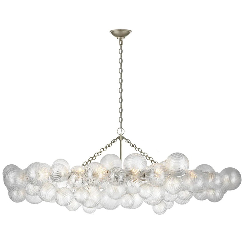 Talian Glass  Linear Chandelier 63"