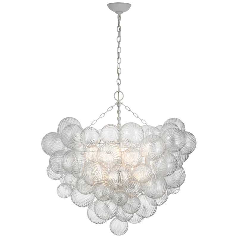 Talian Glass  Round Chandelier 38"