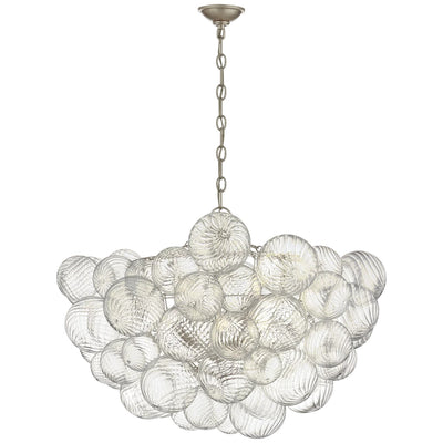 Talian Glass  Round Chandelier 33"