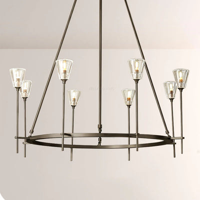 Torche Round Chandelier 46"