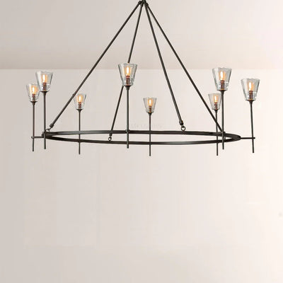 Torche Round Chandelier 58"