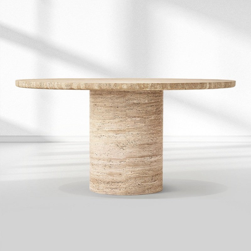 Vito Carved Round Dining Table