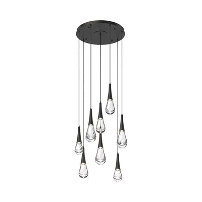 Water Drop Round LED Chandelier