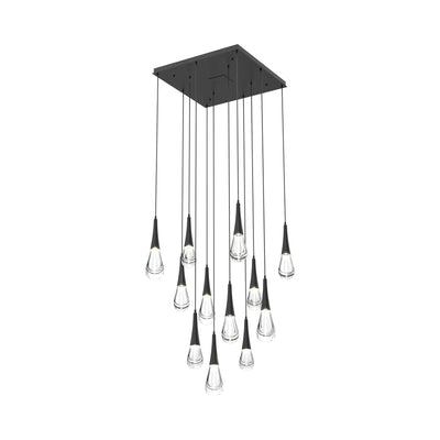 Water Drop Square LED Chandelier