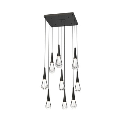 Water Drop Square LED Chandelier