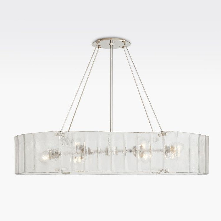 Willamette  Oval Crystal Chandelier  48"