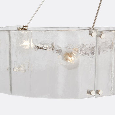 Willamette  Oval Crystal Chandelier  48"